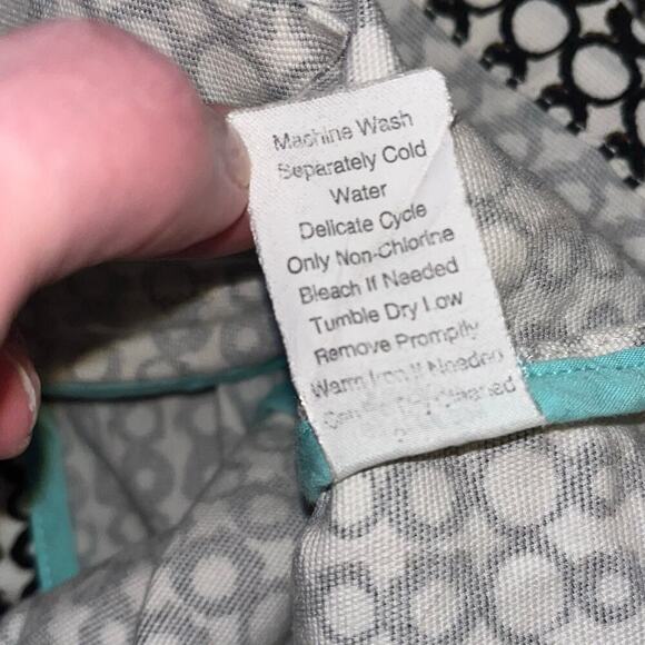 Cabi Black White Dot Print Two Button Blazer Jacket Size 8 - Picture 5 of 7